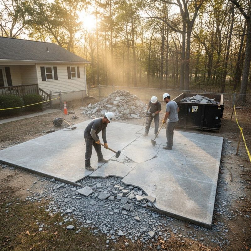 Concrete Pavement Demolition Service