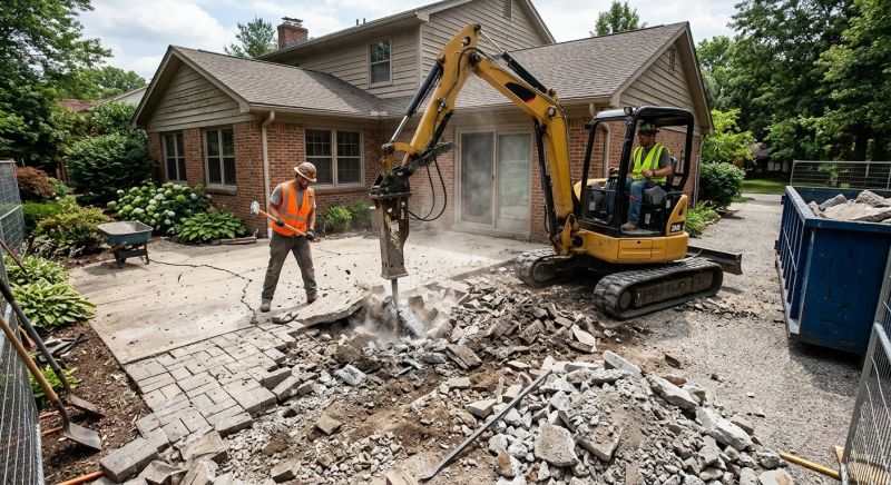 Concrete Pavement Demolition Service